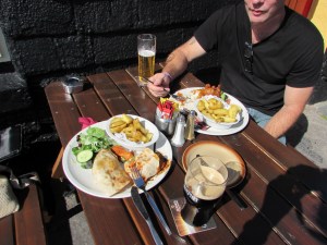 Tasty lunch at The Spaniard in Kinsale