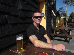 Lovely place to eat and drink on The Spaniard's bar patio 